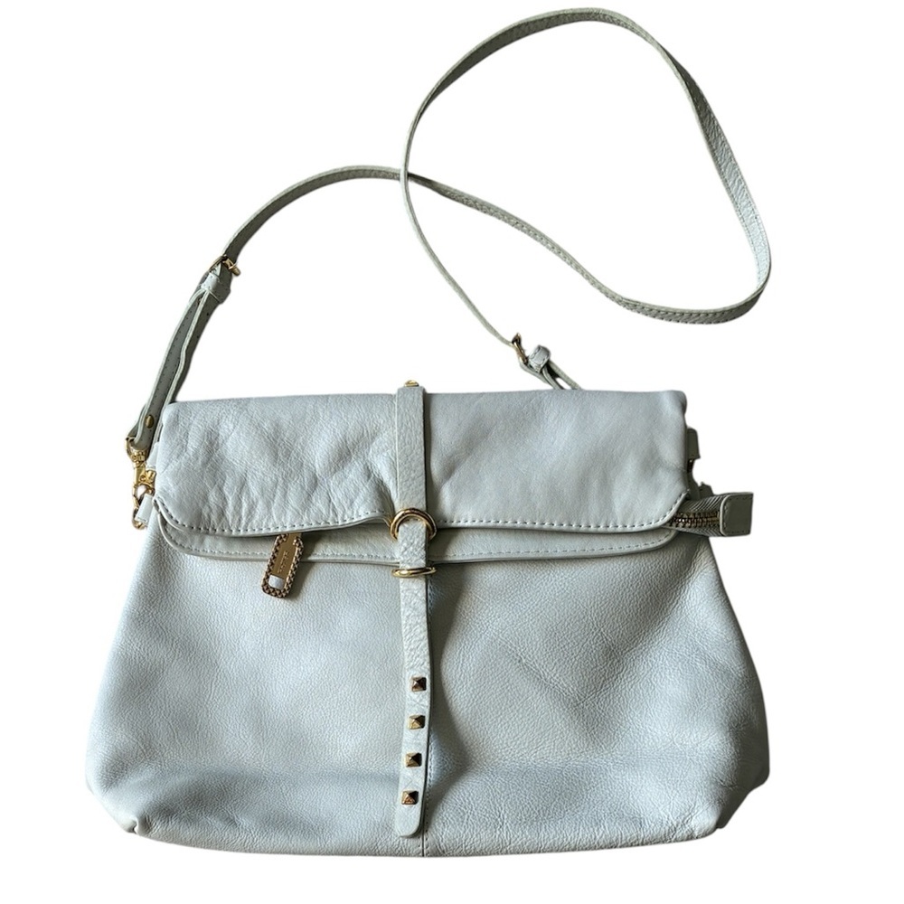 Custo Barcelona White Leather Crossbody Bag Purse